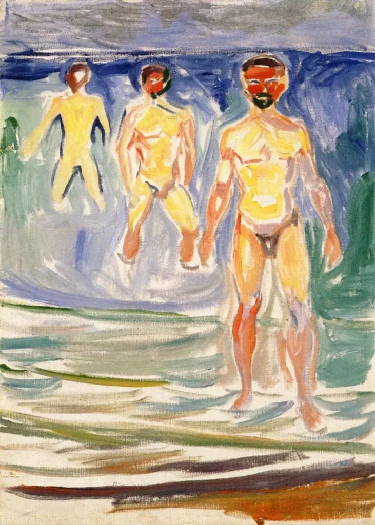 Bathing Men, by Edvard Munch