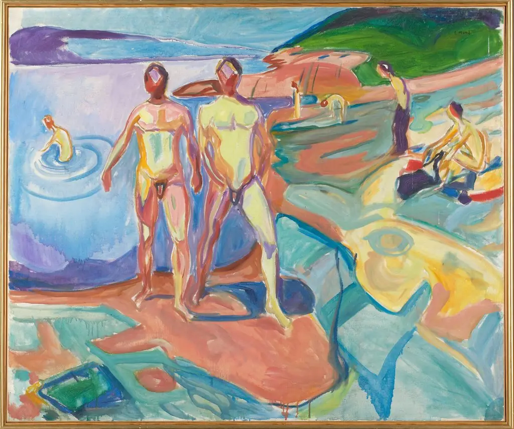Bathing Men, by Edvard Munch