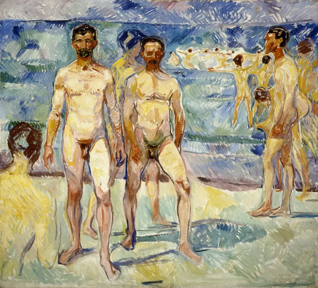 Bathing Men, by Edvard Munch
