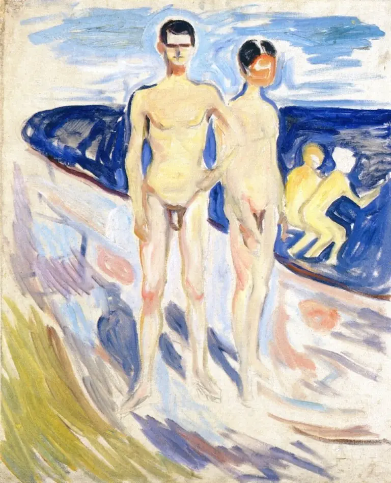 Bathing Young Men, by Edvard Munch