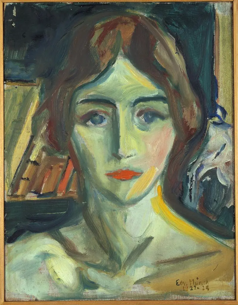 Birgit Prestøe, Portrait Study, by Edvard Munch