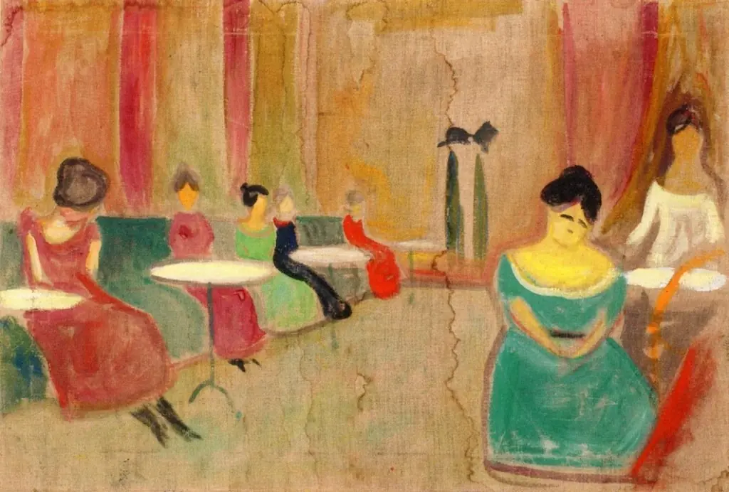 Brothel Scene, by Edvard Munch