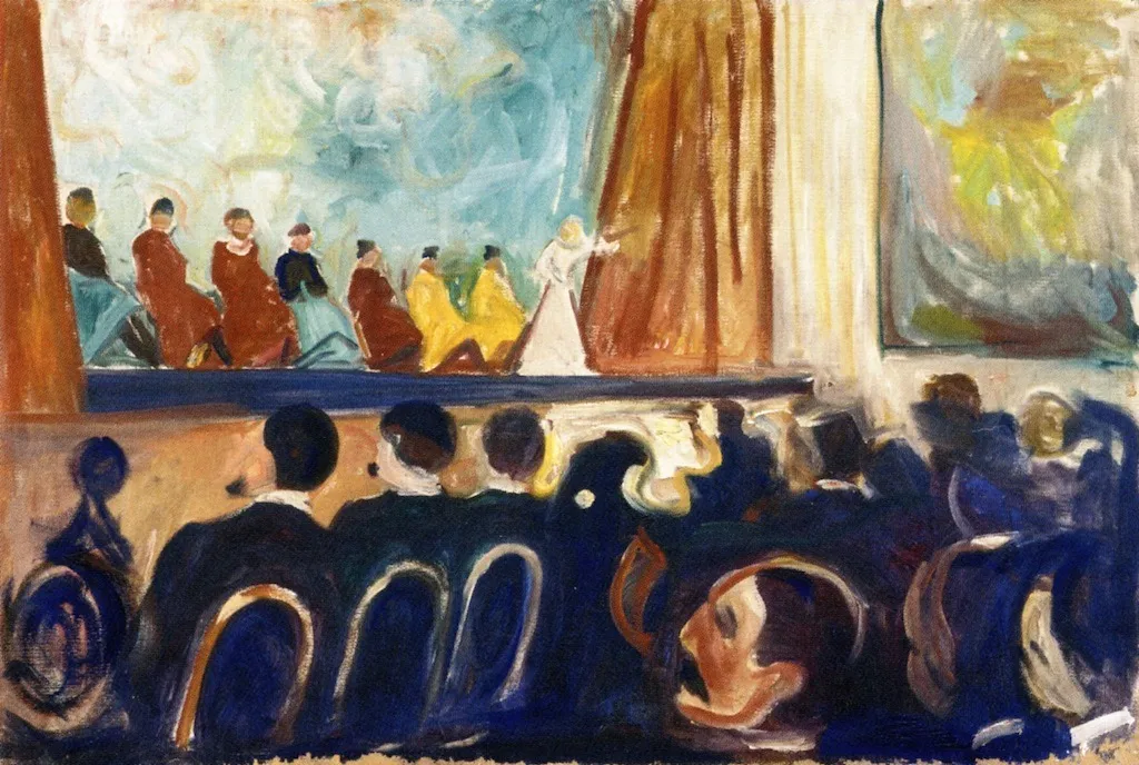 Cabaret, by Edvard Munch, oil, 1898