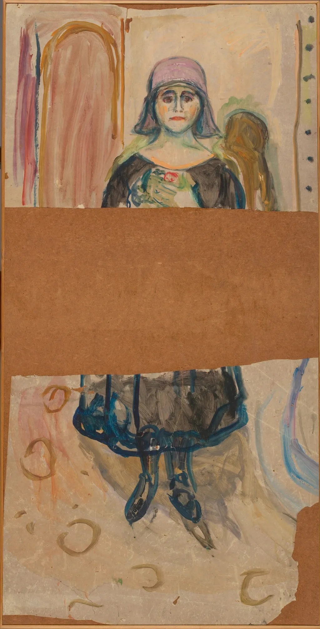 Charlotte Corday, by Edvard Munch, oil, 1930