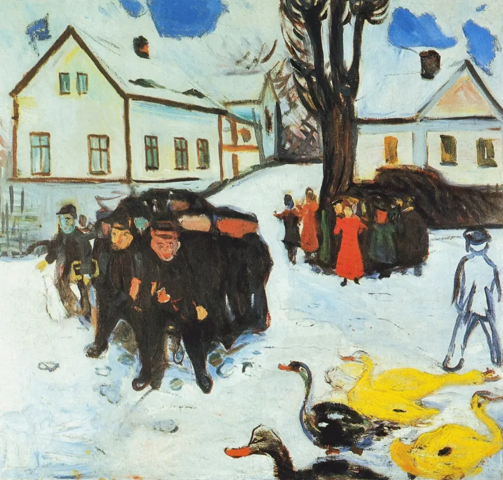 Children and Ducks, by Edvard Munch
