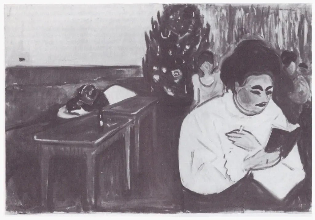 Christmas in the Brothel, by Edvard Munch