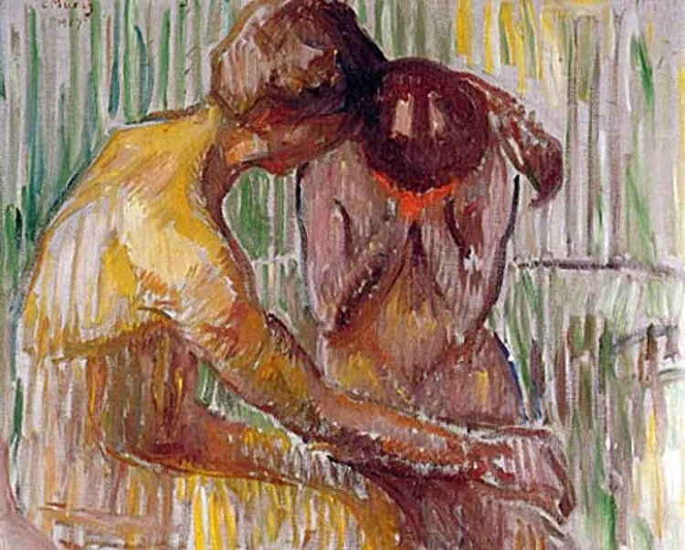 Consolation, by Edvard Munch, oil, 1907