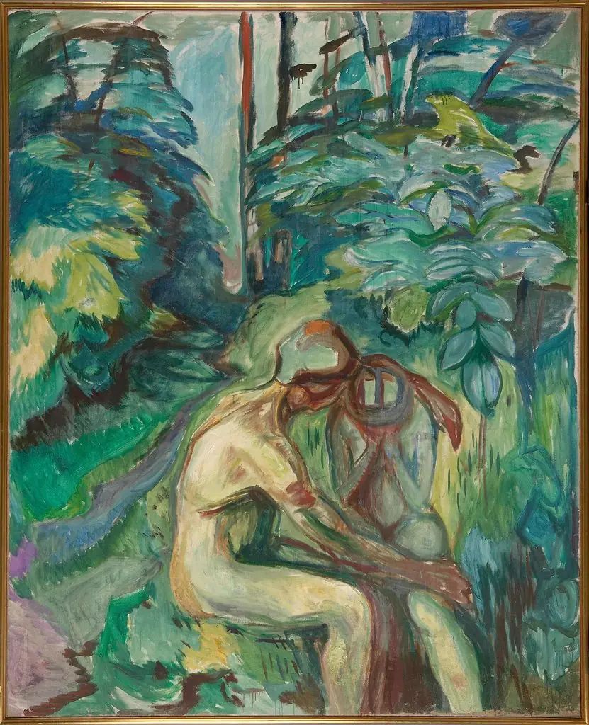 Consolation in the Forest, by Edvard Munch