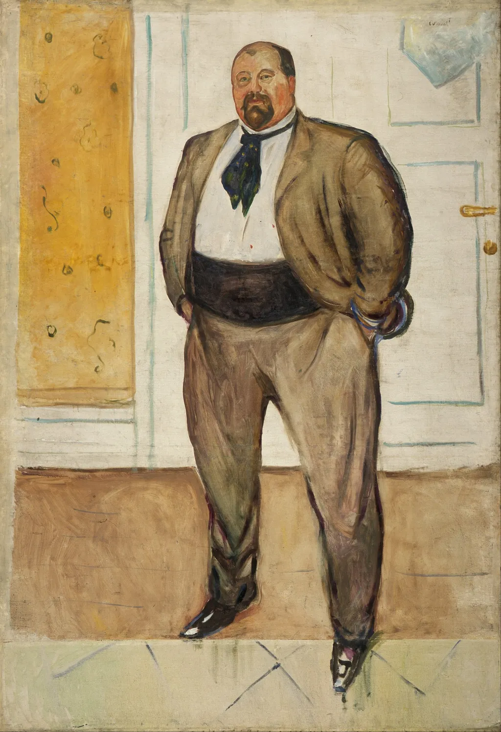 Consul Christen Sandberg, by Edvard Munch, oil, 1901