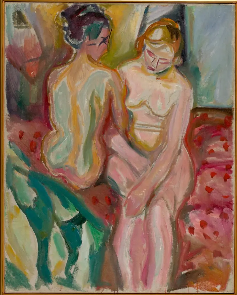 Conversation, by Edvard Munch