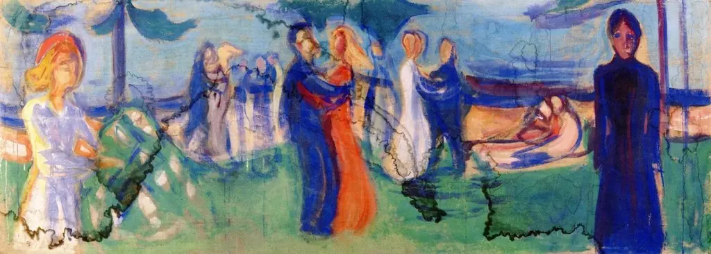 Dance by the Sea, by Edvard Munch