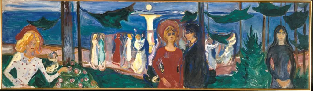 Dance on the Beach (The Linde Frieze), by Edvard Munch