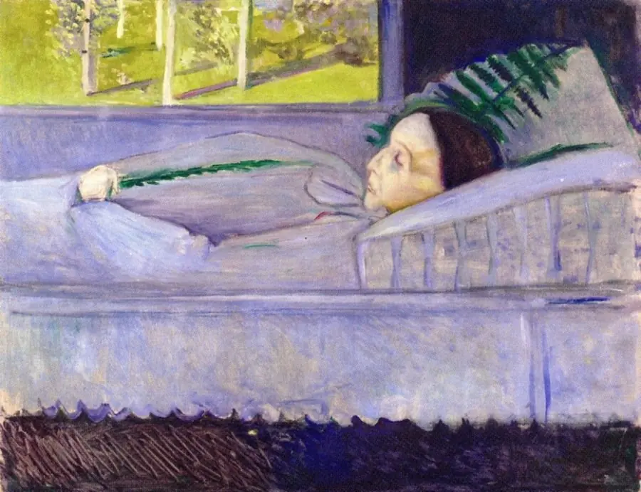 Death and Spring, by Edvard Munch