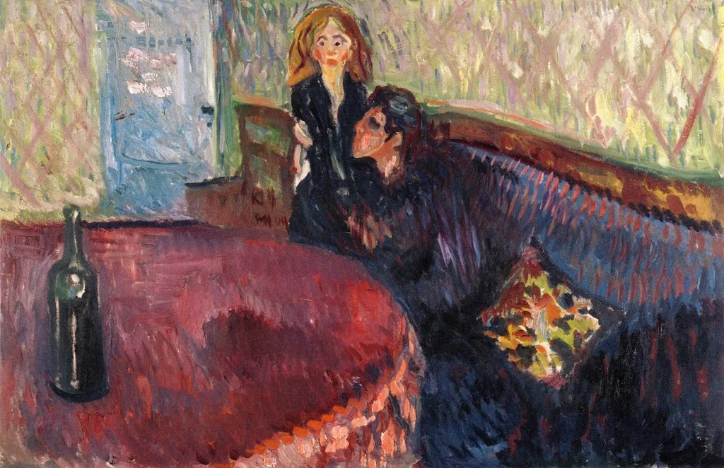 Desire, by Edvard Munch, oil, 1907