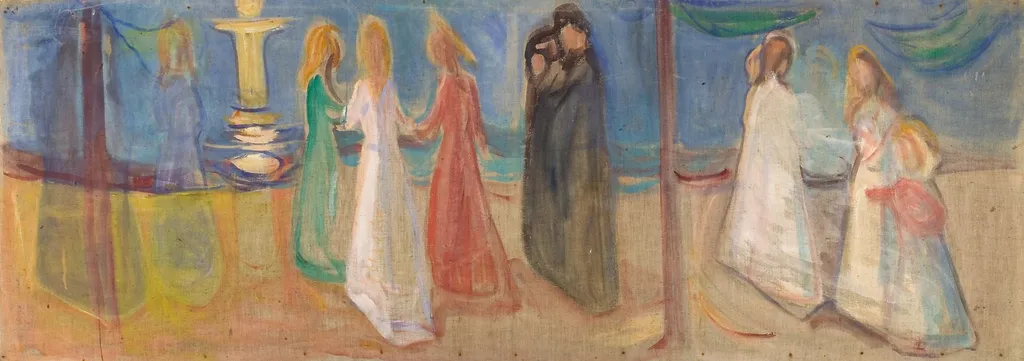 Desire, by Edvard Munch, tempera, 1906