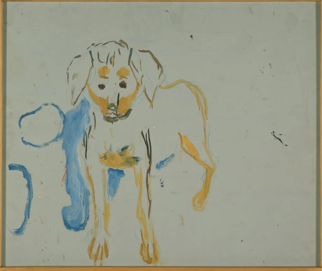 Dog Standing, by Edvard Munch