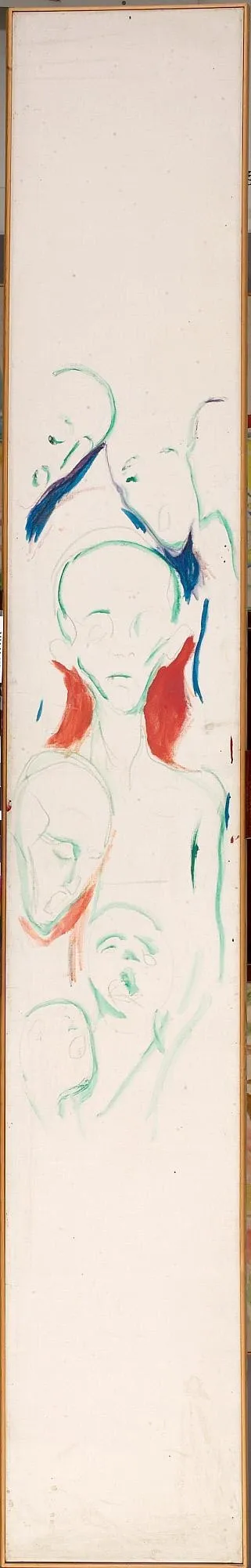 Draft for a Decoration, by Edvard Munch, charcoal, 1925