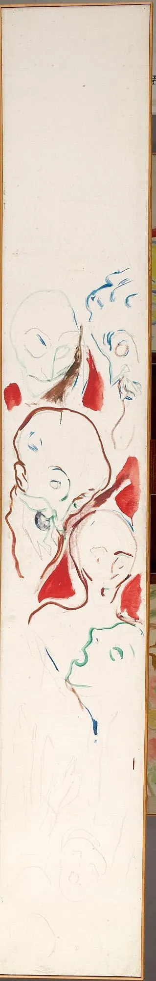 Draft for a Decoration, by Edvard Munch, charcoal, 1925