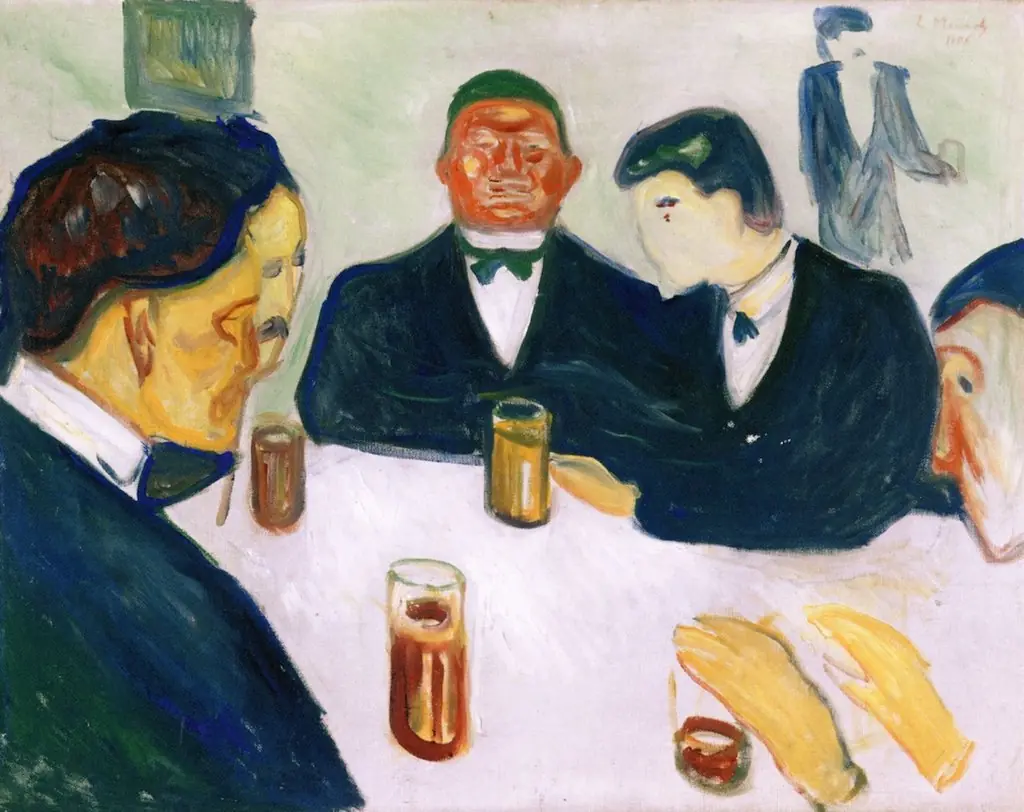 Drinkers, by Edvard Munch