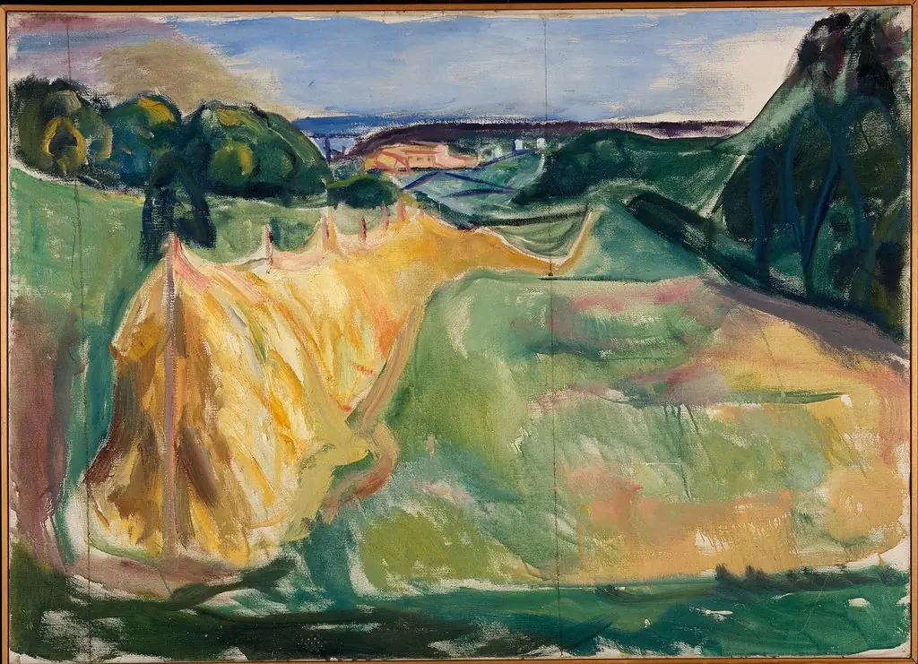 Drying Hay, by Edvard Munch