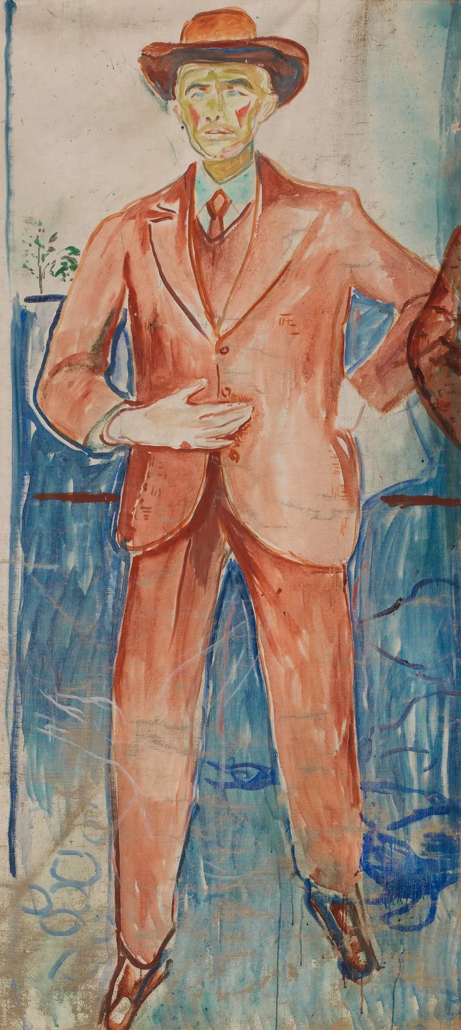 Eberhard Grisebach, by Edvard Munch, oil, 1932