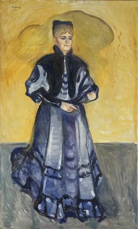 Elisabeth Förster-Nietzsche, by Edvard Munch, oil, 1906