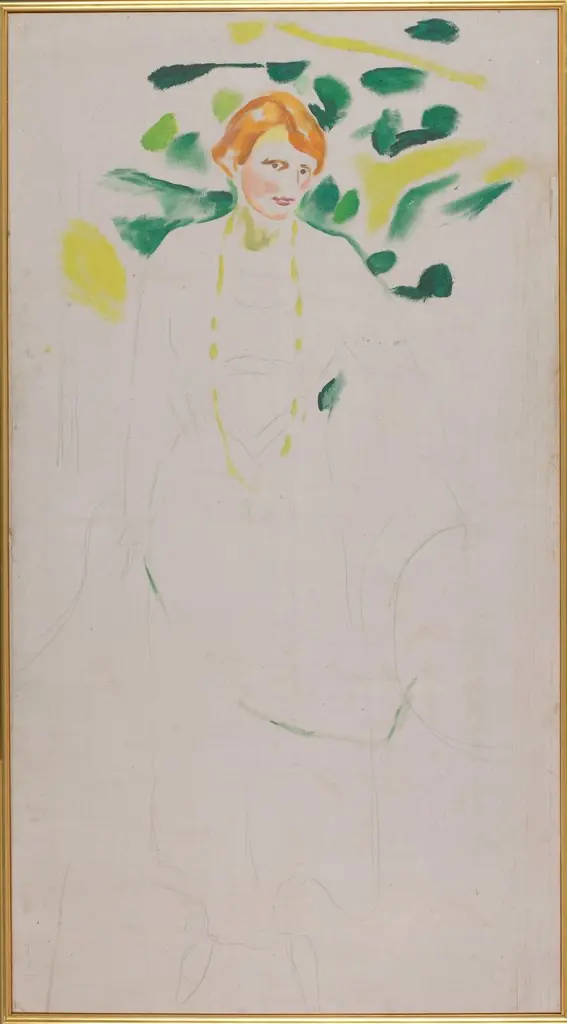 Else Mustad, by Edvard Munch