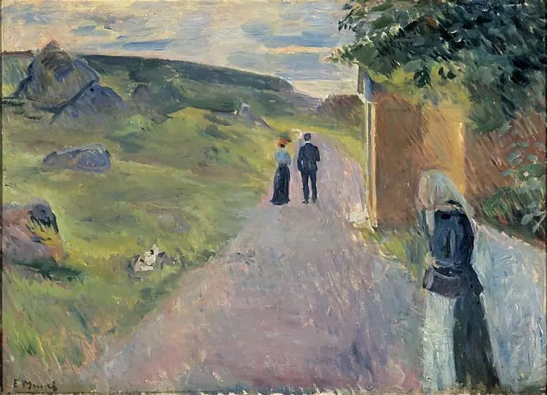 Eroticism on a Summer Evening, by Edvard Munch