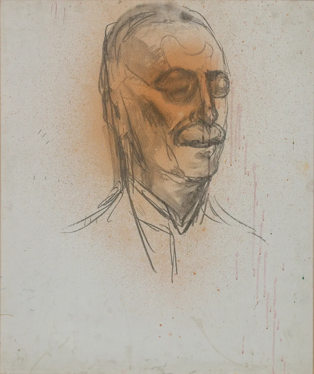 Frimann Koren, by Edvard Munch, oil, 1927