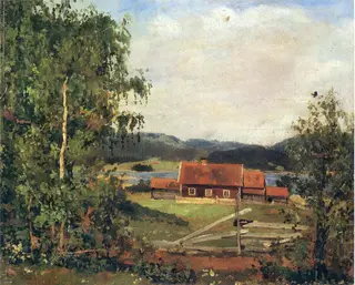 From Maridalen, by Edvard Munch, 1891