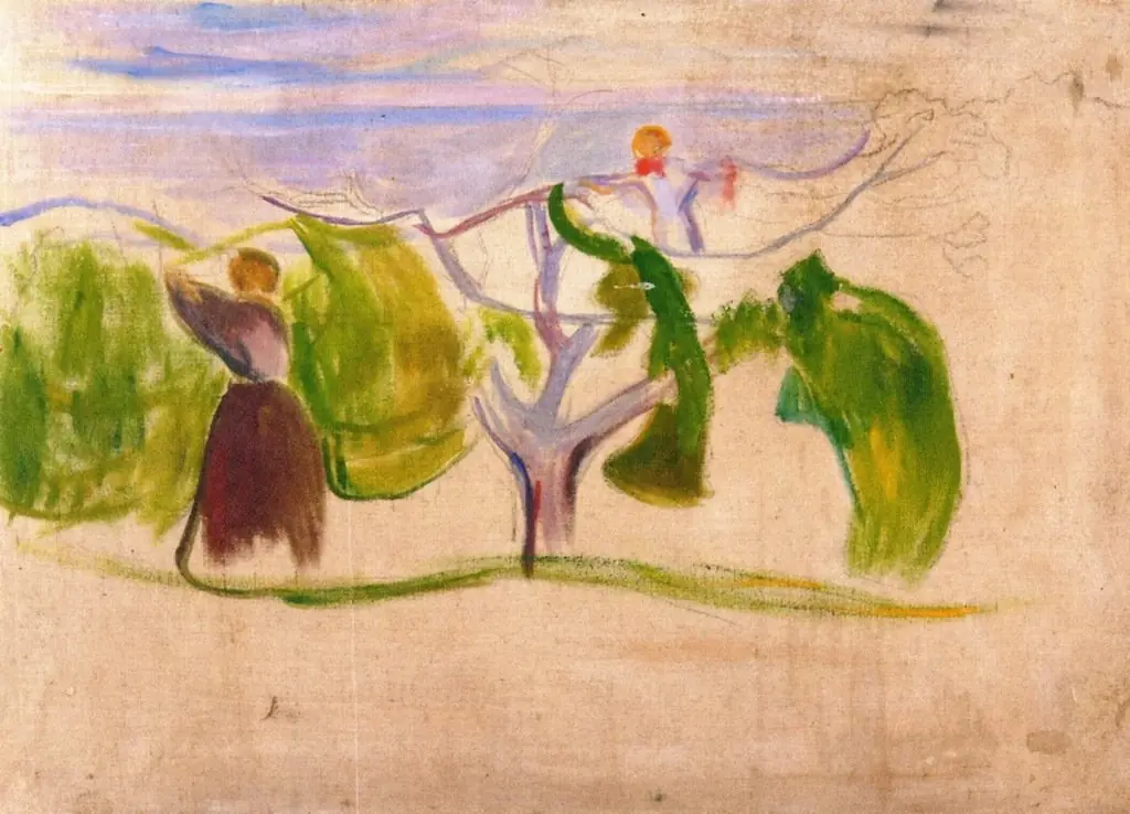 Fruit harvest, by Edvard Munch