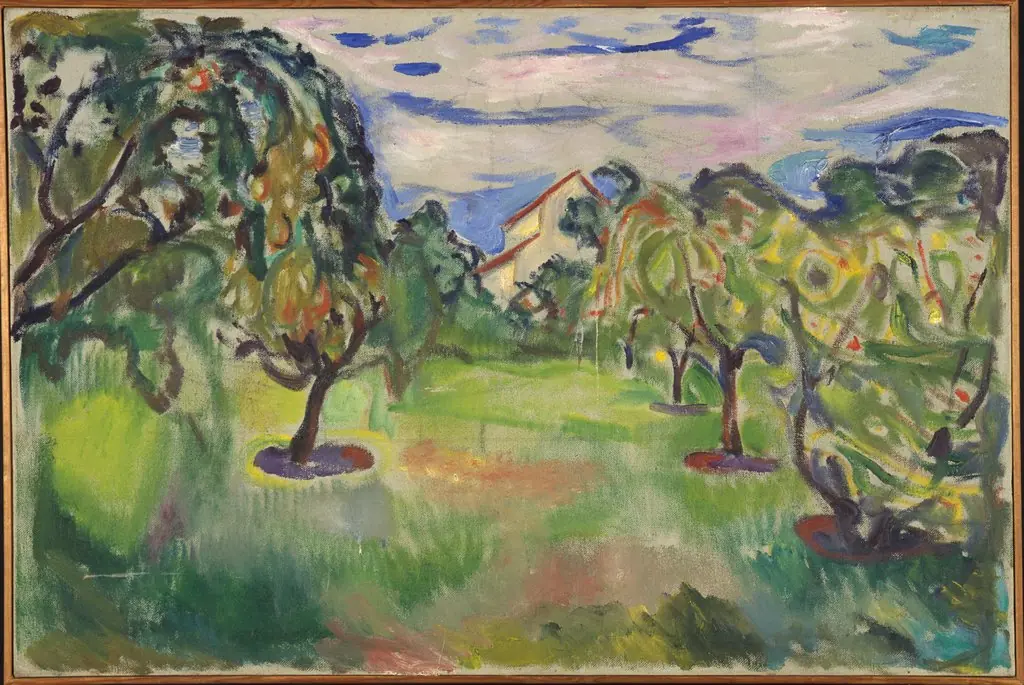 Garden with Apple Trees, by Edvard Munch