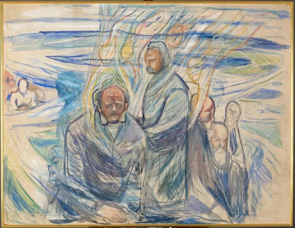 Geniuses: Ibsen, Nietzsche and Socrates, by Edvard Munch
