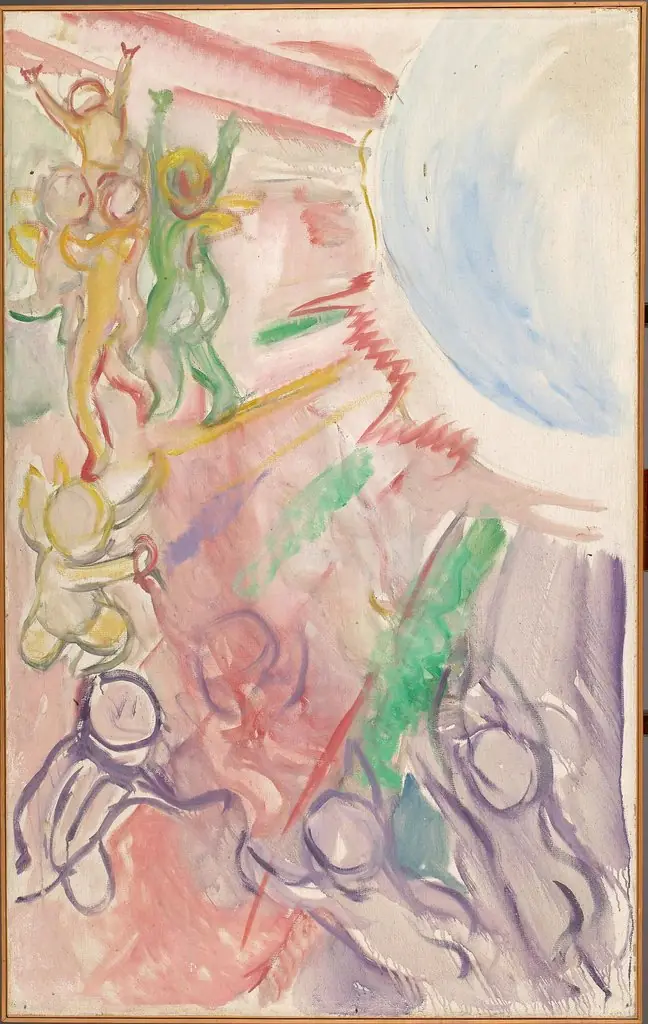 Geniuses in Sun Rays, by Edvard Munch