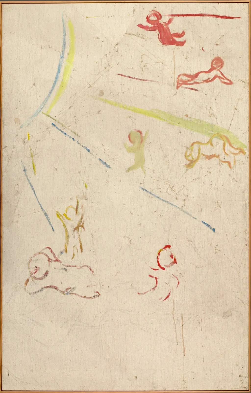 Geniuses in Sunrays, by Edvard Munch, charcoal, 1910