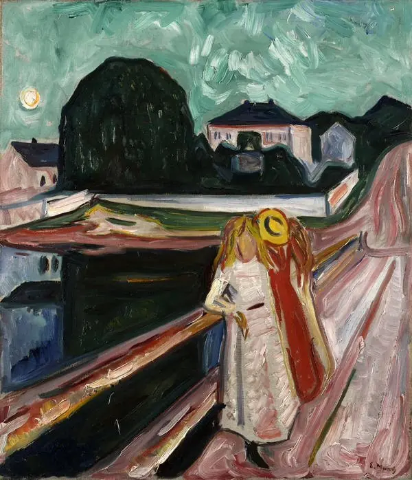 Girls on the Pier, by Edvard Munch