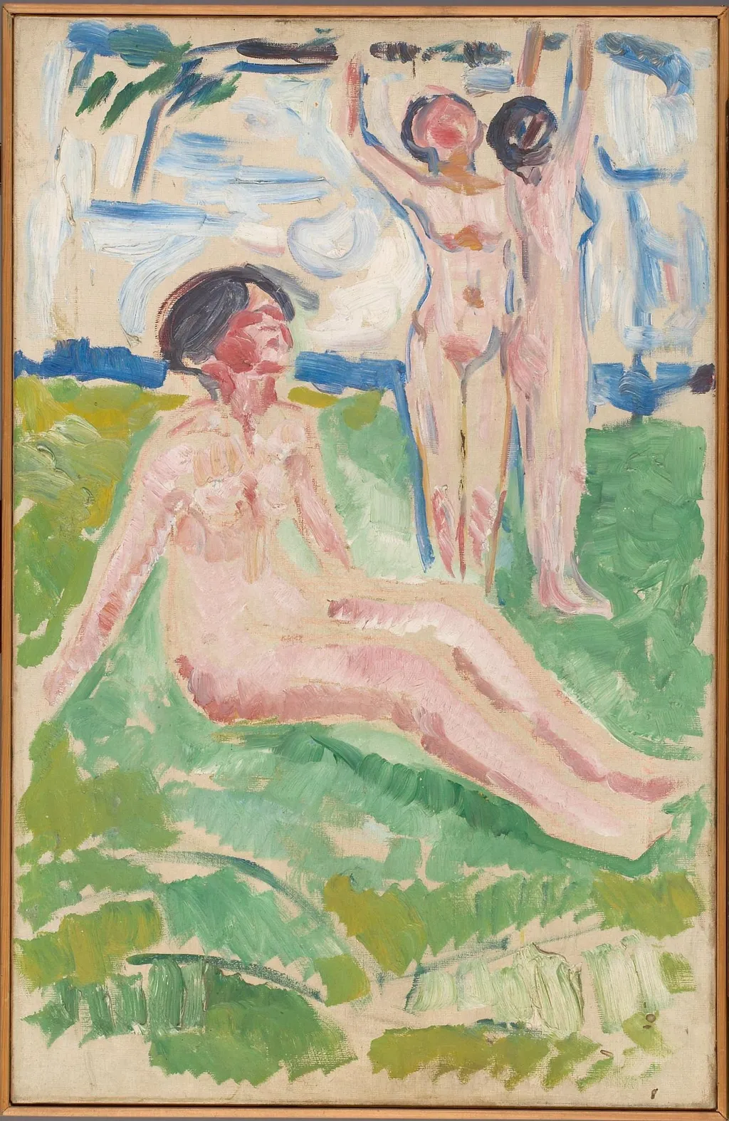 Harvesting Women, by Edvard Munch, oil, 1910