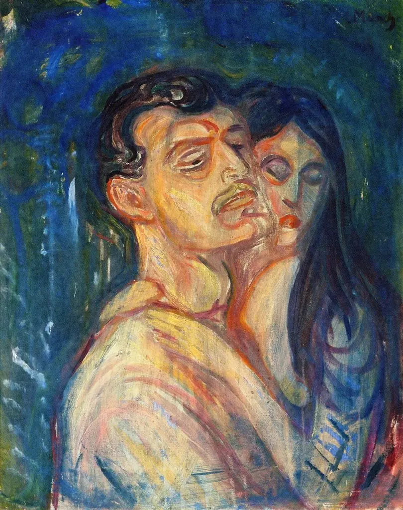 Head by Head, by Edvard Munch
