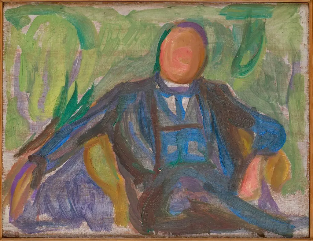 Heinrich C. Hudtwalcker, by Edvard Munch