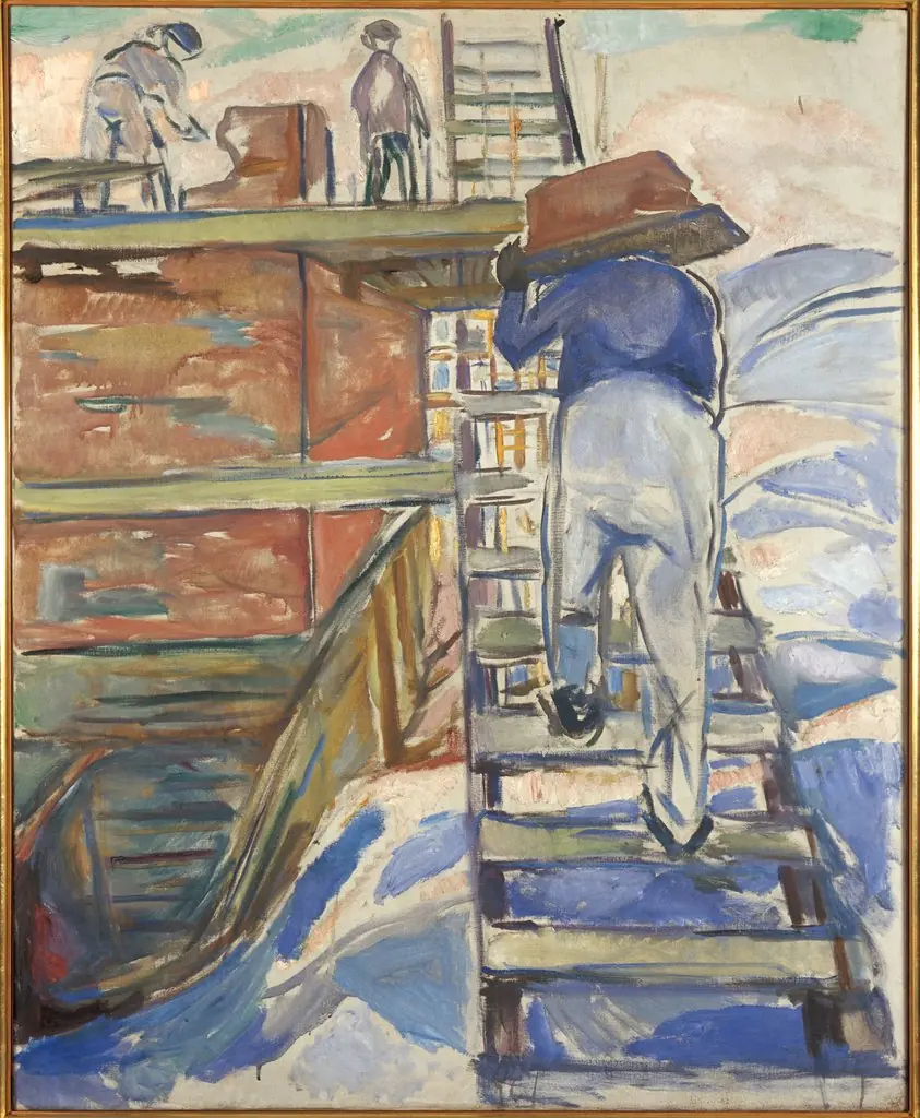 Hodman on the Ladder, by Edvard Munch