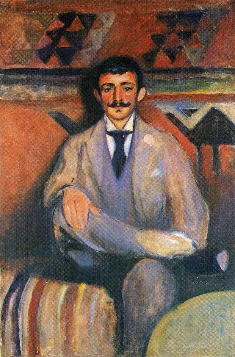 Jakob Bratland, by Edvard Munch, oil, 1896