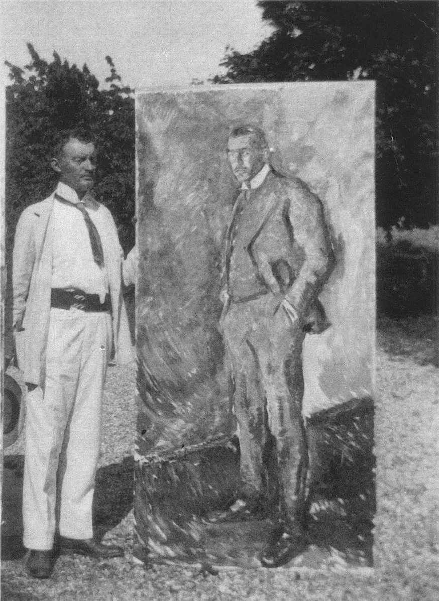 Jappe Nilssen, by Edvard Munch, oil, 1909
