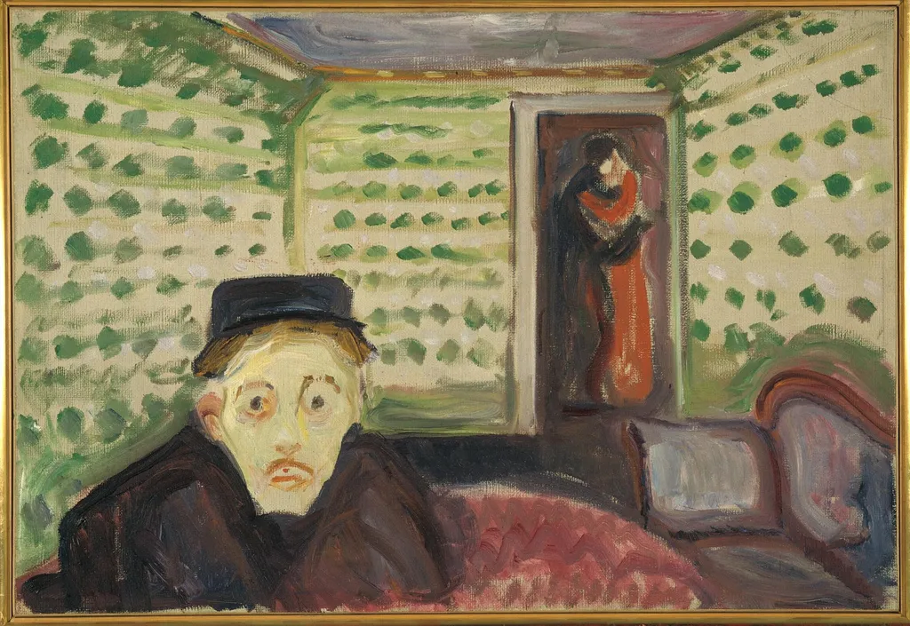 Jealousy, by Edvard Munch, oil, 1907