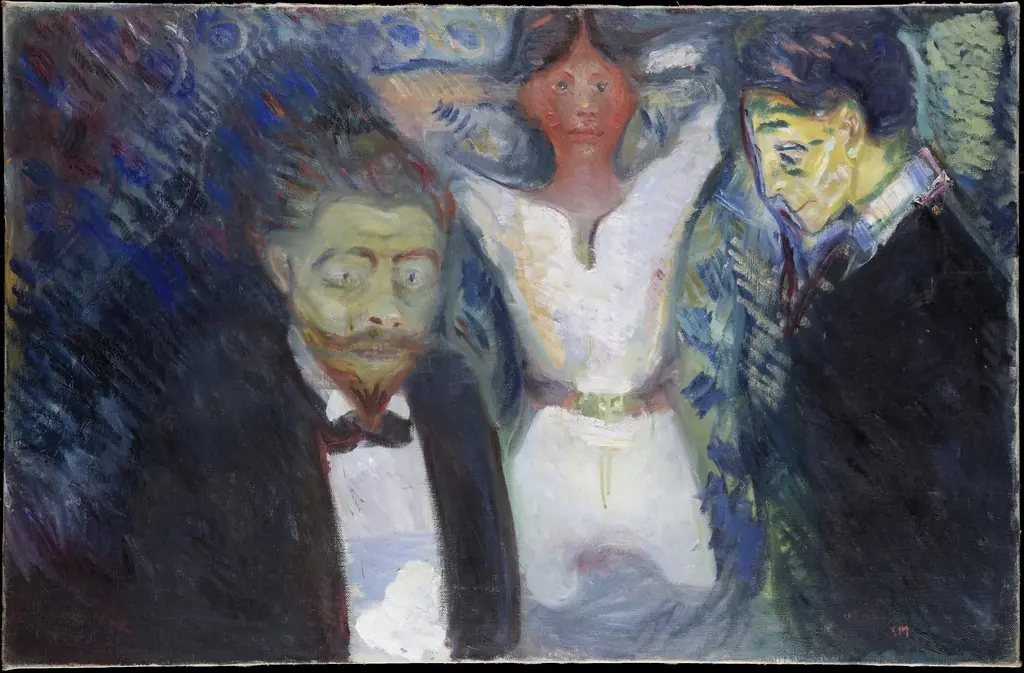 Jealousy, by Edvard Munch