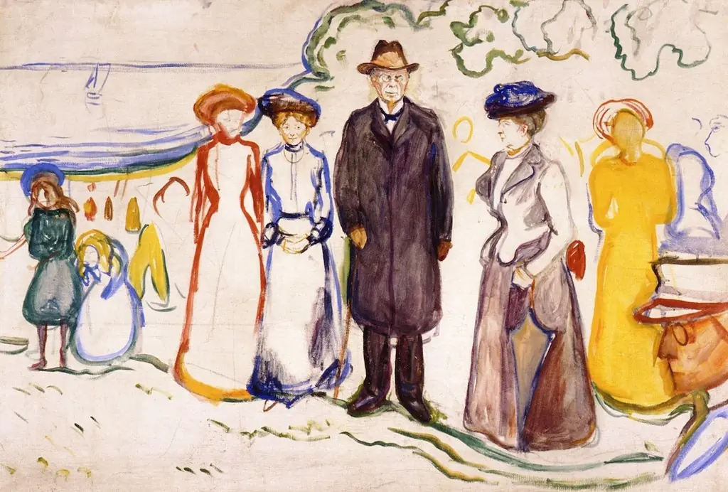 Jonas Lie with his Family, by Edvard Munch