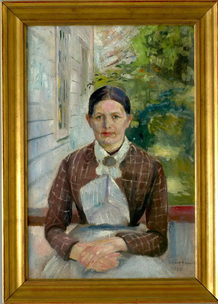 Karen Bjølstad, by Edvard Munch