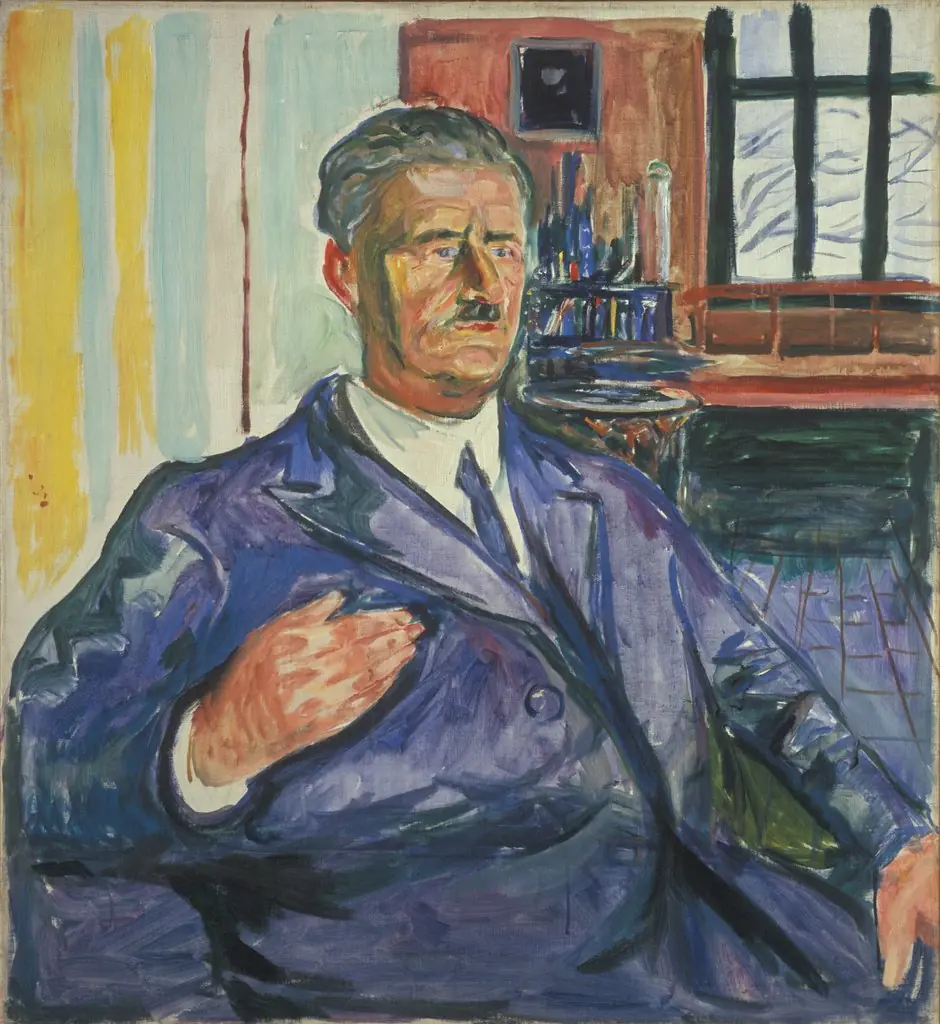 Karl Wefring, by Edvard Munch