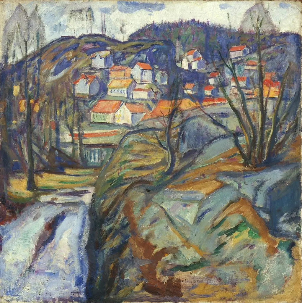 Kragerø in Spring, by Edvard Munch
