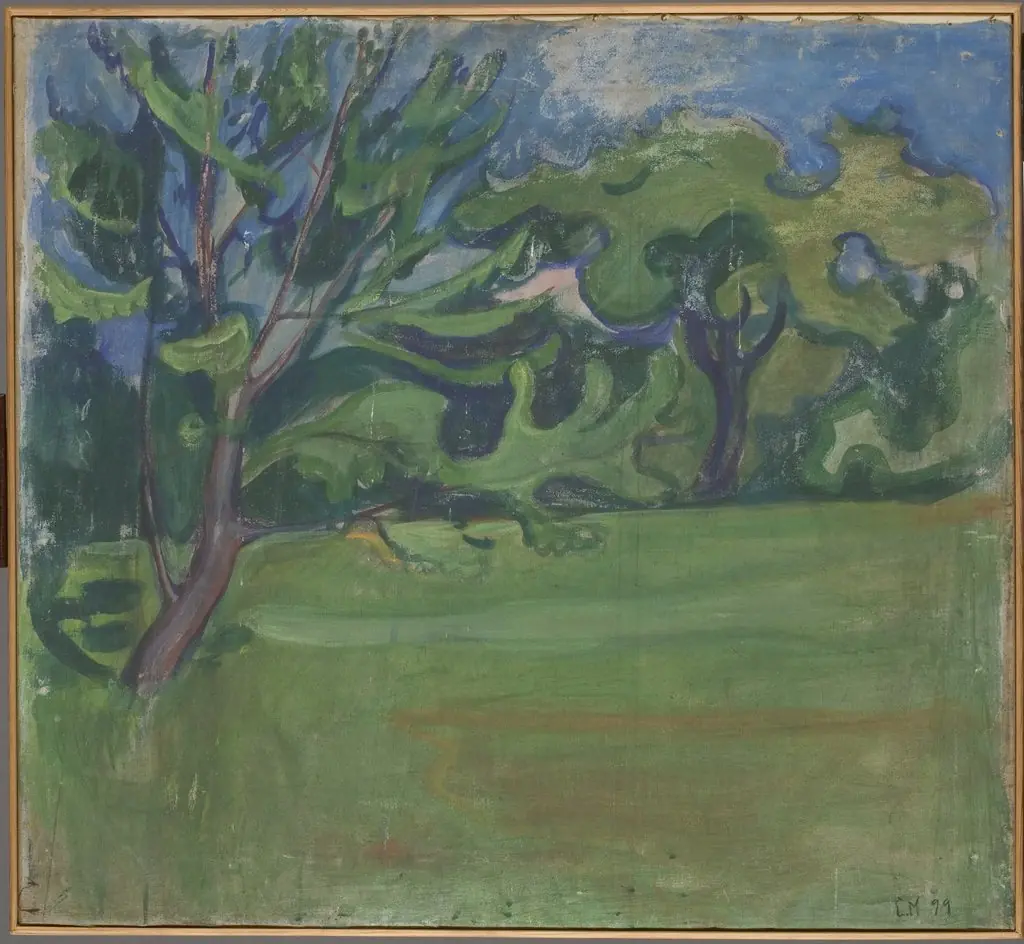 Landscape, by Edvard Munch