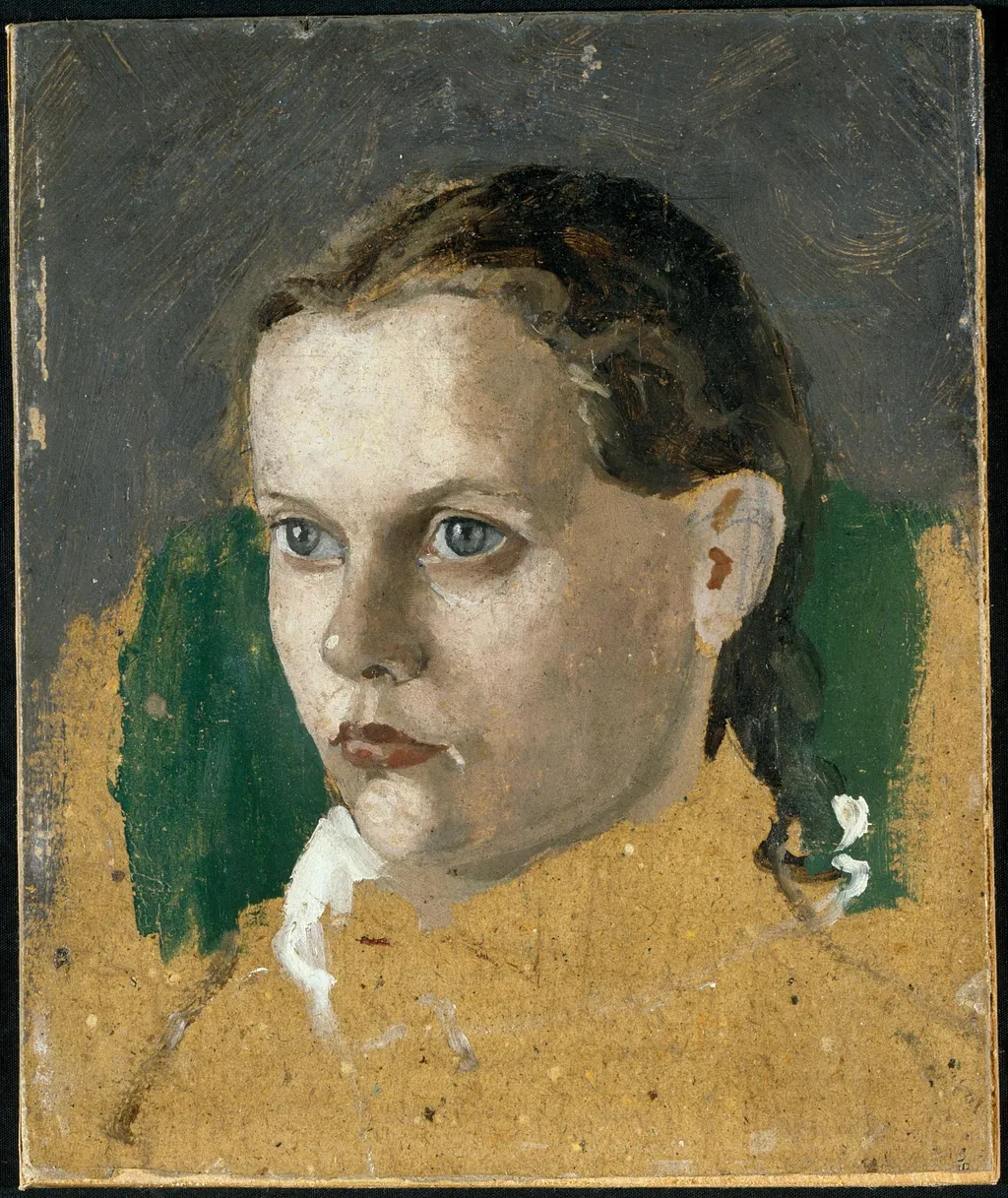 Laura Munch, by Edvard Munch, oil, 1892